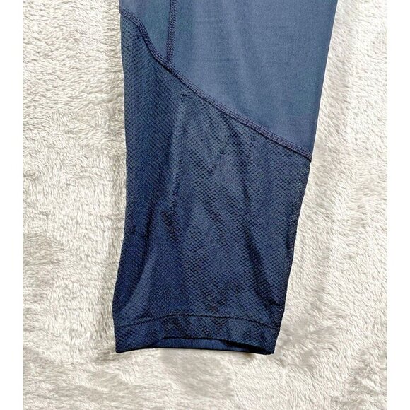 Nike Dri-Fit Black Mesh Panel Active Leggings Women’s Size XL - Picture 13 of 16